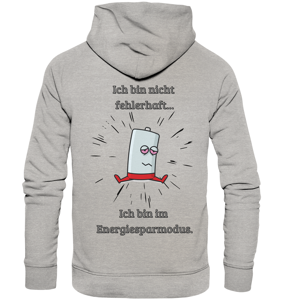 ThriveVibes - Low Battery Herren Hoodie