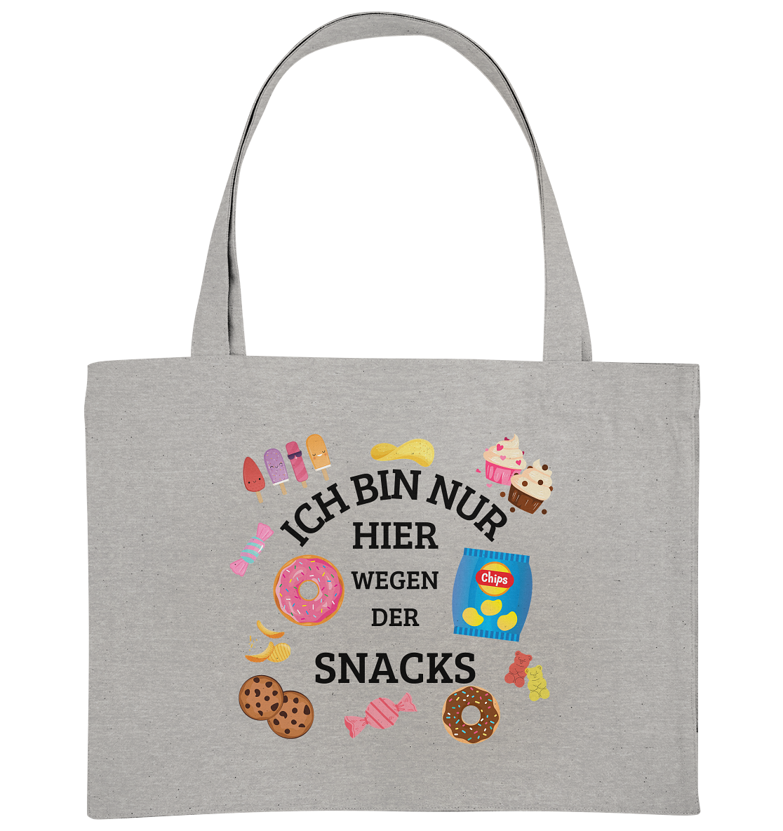 ThriveVibes - Just Snacks Shopping Bag